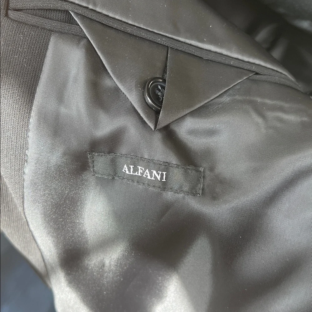 NWT Alfani Elegant Black Suit Men’s Jacket size L - Picture 7 of 9